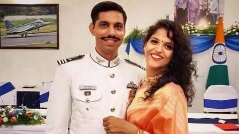 मिराज 2000 क्रैश में शहीद पायलट की पत्नी होंगी वायुसेना में शामिल, पास किया SSB टेस्ट मिराज 2000 क्रैश में शहीद पायलट की पत्नी होंगी वायुसेना में शामिल, पास किया SSB टेस्ट