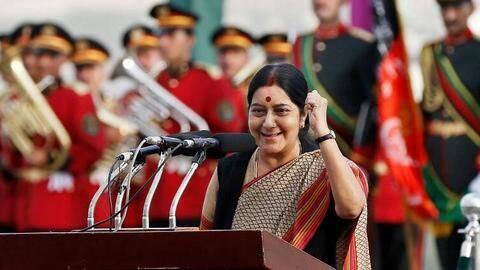 भाजपा सत्ता वापसी की ओर, सुषमा स्वराज ने प्रधानमंत्री मोदी को दी जीत की बधाई भाजपा सत्ता वापसी की ओर, सुषमा स्वराज ने प्रधानमंत्री मोदी को दी जीत की बधाई