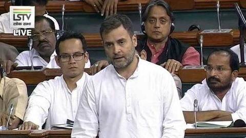 लोकसभा में अपने पहले भाषण में राहुल ने उठाया किसानों का मुद्दा, राजनाथ ने दिया जवाब लोकसभा में अपने पहले भाषण में राहुल ने उठाया किसानों का मुद्दा, राजनाथ ने दिया जवाब