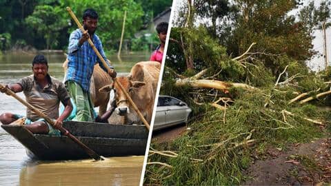 असम में बाढ़ से 7 लाख लोग प्रभावित; बिहार में आंधी-बिजली से 33 की मौत असम में बाढ़ से 7 लाख लोग प्रभावित; बिहार में आंधी-बिजली से 33 की मौत