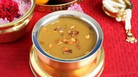 घर पर ऐसे बनाएं दक्षिण भारत की पारंपरिक स्वीट डिश 'परूप्पु पायसम' घर पर ऐसे बनाएं दक्षिण भारत की पारंपरिक स्वीट डिश 'परूप्पु पायसम'