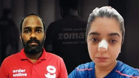 जोमैटो डिलीवरी ब्वॉय ने मारा या अपनी अंगूठी से घायल हुई महिला? जानिए पूरा मामला जोमैटो डिलीवरी ब्वॉय ने मारा या अपनी अंगूठी से घायल हुई महिला? जानिए पूरा मामला