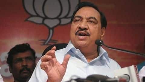 महाराष्ट्र में भाजपा के वरिष्ठ नेता एकनाथ खड़से ने दिया इस्तीफा, NCP में होंगे शामिल महाराष्ट्र में भाजपा के वरिष्ठ नेता एकनाथ खड़से ने दिया इस्तीफा, NCP में होंगे शामिल