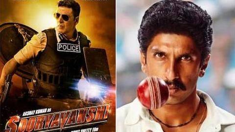 15 अक्टूबर से फिर खुलेंगे सिनेमाघर, 'सूर्यवंशी' से लेकर '83' तक ये फिल्में होंगी रिलीज 15 अक्टूबर से फिर खुलेंगे सिनेमाघर, 'सूर्यवंशी' से लेकर '83' तक ये फिल्में होंगी रिलीज