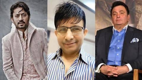 KRK ने किए इरफान खान और ऋषि कपूर पर आपत्तिजनक कमेंट, दर्ज हुई FIR KRK ने किए इरफान खान और ऋषि कपूर पर आपत्तिजनक कमेंट, दर्ज हुई FIR