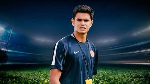 IPL नीलामी से पहले अर्जुन तेंदुलकर ने किया शानदार प्रदर्शन, एक ओवर में जड़े पांच छक्के IPL नीलामी से पहले अर्जुन तेंदुलकर ने किया शानदार प्रदर्शन, एक ओवर में जड़े पांच छक्के