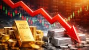 सोना-चांदी की कीमतों में आई 6 फीसदी तक की गिरावट, जानिए कितना हुआ भाव