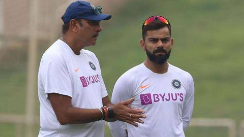 बुक लॉन्च में शामिल होने के लिए कोहली और शास्त्री से स्पष्टीकरण मांगेगा BCCI- रिपोर्ट बुक लॉन्च में शामिल होने के लिए कोहली और शास्त्री से स्पष्टीकरण मांगेगा BCCI- रिपोर्ट