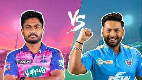 DC बनाम RR: टॉस जीतकर दिल्ली की पहले गेंदबाजी, जानें दोनों टीमों की प्लेइंग इलेवन DC बनाम RR: टॉस जीतकर दिल्ली की पहले गेंदबाजी, जानें दोनों टीमों की प्लेइंग इलेवन