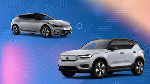 किआ EV6 बनाम वोल्वो XC40 रिचार्ज, 60 लाख में कौन सी इलेक्ट्रिक SUV होगी बेहतर? किआ EV6 बनाम वोल्वो XC40 रिचार्ज, 60 लाख में कौन सी इलेक्ट्रिक SUV होगी बेहतर?