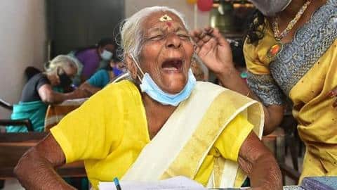 केरल: 104 साल की महिला ने परीक्षा में 100 में से 89 नंबर हासिल किए केरल: 104 साल की महिला ने परीक्षा में 100 में से 89 नंबर हासिल किए