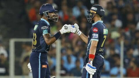 IPL 2022 फाइनल: राजस्थान को सात विकेट से हराते हुए गुजरात बनी चैंपियन, बने ये रिकॉर्ड्स IPL 2022 फाइनल: राजस्थान को सात विकेट से हराते हुए गुजरात बनी चैंपियन, बने ये रिकॉर्ड्स