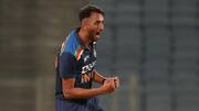 तेज गेंदबाज प्रसिद्ध कृष्णा IPL 2023 से हुए बाहर, लंबर स्ट्रेस फ्रैक्चर बनी वजह 