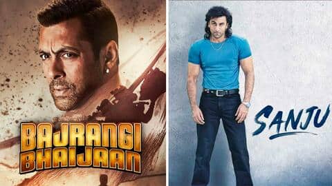 'बजरंगी भाईजान' से 'संजू' तक, इन फिल्मों ने भी ओपनिंग वीकेंड में कमाए 100 करोड़ रुपये 'बजरंगी भाईजान' से 'संजू' तक, इन फिल्मों ने भी ओपनिंग वीकेंड में कमाए 100 करोड़ रुपये