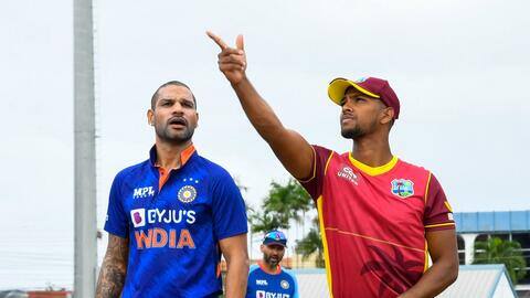 वेस्टइंडीज बनाम भारत, तीसरा वनडे: टॉस जीतकर भारत की पहले बल्लेबाजी, जानें प्लेइंग इलेवन वेस्टइंडीज बनाम भारत, तीसरा वनडे: टॉस जीतकर भारत की पहले बल्लेबाजी, जानें प्लेइंग इलेवन