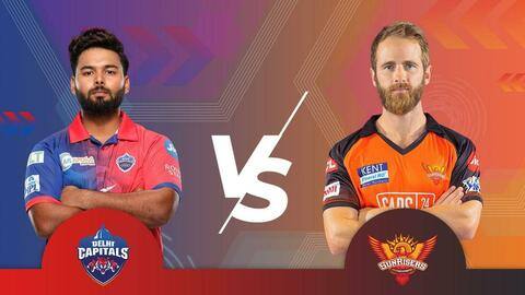 DC बनाम SRH: टॉस जीतकर हैदराबाद ने चुनी गेंदबाजी, जानें दोनों टीमों की प्लेइंग इलेवन DC बनाम SRH: टॉस जीतकर हैदराबाद ने चुनी गेंदबाजी, जानें दोनों टीमों की प्लेइंग इलेवन