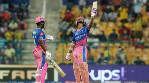 RR बनाम CSK: जायसवाल-दुबे के अर्धशतकों से सात विकेट से जीता राजस्थान, बने ये रिकार्ड्स RR बनाम CSK: जायसवाल-दुबे के अर्धशतकों से सात विकेट से जीता राजस्थान, बने ये रिकार्ड्स
