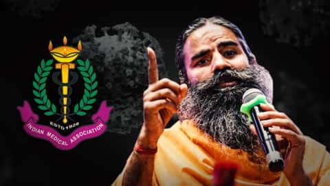 रामदेव के बयान पर भड़का IMA, स्वास्थ्य मंत्री को दिया केस दर्ज कराने का अल्टीमेटम रामदेव के बयान पर भड़का IMA, स्वास्थ्य मंत्री को दिया केस दर्ज कराने का अल्टीमेटम