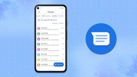 गूगल मेसेजेस में मिलेंगे ऑटो OTP डिलीशन और SMS-कैटेगरीज जैसे फीचर्स गूगल मेसेजेस में मिलेंगे ऑटो OTP डिलीशन और SMS-कैटेगरीज जैसे फीचर्स