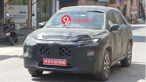 पहली बार दिखी मारुति-टोयोटा की नई मिड साइज SUV की झलक, टेस्टिंग शुरू पहली बार दिखी मारुति-टोयोटा की नई मिड साइज SUV की झलक, टेस्टिंग शुरू