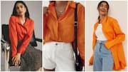 महिलाओं के लिए फैशनेबल विकल्प बन सकती है नारंगी शर्ट, हर मौके पर ऐसे पहनें