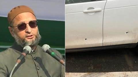 उत्तर प्रदेश: AIMIM प्रमुख असदुद्दीन ओवैसी ने लगाया मेरठ में अपनी कार पर फायरिंग का आरोप उत्तर प्रदेश: AIMIM प्रमुख असदुद्दीन ओवैसी ने लगाया मेरठ में अपनी कार पर फायरिंग का आरोप