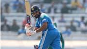 रोहित शर्मा वनडे में सर्वाधिक छक्के लगाने वाले बल्लेबाज बने, शाहिद अफरीदी का रिकॉर्ड तोड़ा
