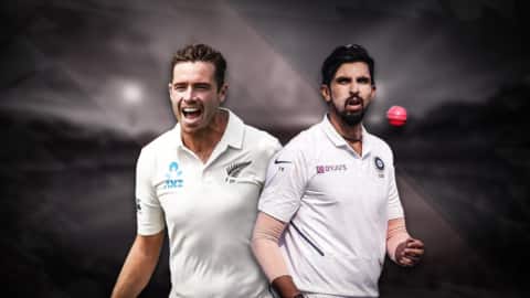 टेस्ट में इशांत शर्मा और टिम साउथी में किसका प्रदर्शन है बेहतर? जानें आंकड़े टेस्ट में इशांत शर्मा और टिम साउथी में किसका प्रदर्शन है बेहतर? जानें आंकड़े