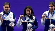 एशियाई खेल 2026: निशानेबाजी में तिलोत्तमा सेन, विदर्सा विनोद और आशी चौकसी ने जीता रजत पदक