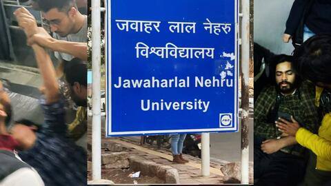 JNU में बीती रात हिंसा, छात्र संगठनों ने एक-दूसरे पर लगाए मारपीट के आरोप JNU में बीती रात हिंसा, छात्र संगठनों ने एक-दूसरे पर लगाए मारपीट के आरोप