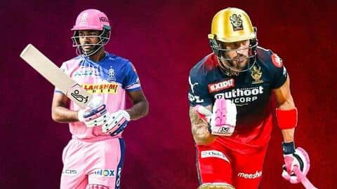 RCB बनाम RR: टॉस जीतकर बैंगलोर की पहले गेंदबाजी, जानें दोनों टीमों की प्लेइंग इलेवन RCB बनाम RR: टॉस जीतकर बैंगलोर की पहले गेंदबाजी, जानें दोनों टीमों की प्लेइंग इलेवन