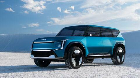 फ्यूचरिस्टिक लुक और प्रीमियम केबिन के साथ किआ ला रही है EV9 इलेक्ट्रिक SUV फ्यूचरिस्टिक लुक और प्रीमियम केबिन के साथ किआ ला रही है EV9 इलेक्ट्रिक SUV