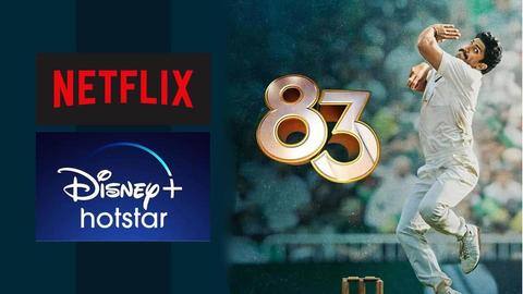 हॉटस्टार और नेटफ्लिक्स पर '83' की रिलीज पर रोक लगाने वाली याचिका खारिज हॉटस्टार और नेटफ्लिक्स पर '83' की रिलीज पर रोक लगाने वाली याचिका खारिज