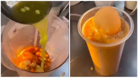 बाजार में आया 'गोलगप्पा शेक', रेसिपी बनाने वाले शख्स को कोस रहे यूजर्स बाजार में आया 'गोलगप्पा शेक', रेसिपी बनाने वाले शख्स को कोस रहे यूजर्स