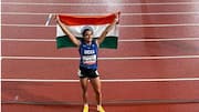 एशियाई खेल 2026: हरिता भद्रा ने 200 मीटर दौड़ में कांस्य पदक जीता