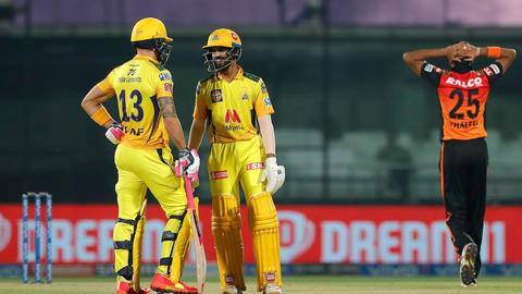 CSK बनाम SRH: चेन्नई ने सात विकेट से जीता मैच, डुप्लेसी-रुतुराज ने लगाए अर्धशतक CSK बनाम SRH: चेन्नई ने सात विकेट से जीता मैच, डुप्लेसी-रुतुराज ने लगाए अर्धशतक