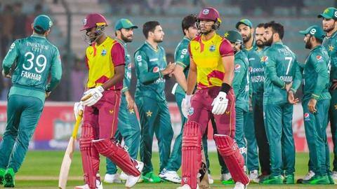दूसरा टी-20: वेस्टइंडीज को हराकर पाकिस्तान ने बनाई 2-0 से अजेय बढ़त, बने ये रिकार्ड्स दूसरा टी-20: वेस्टइंडीज को हराकर पाकिस्तान ने बनाई 2-0 से अजेय बढ़त, बने ये रिकार्ड्स