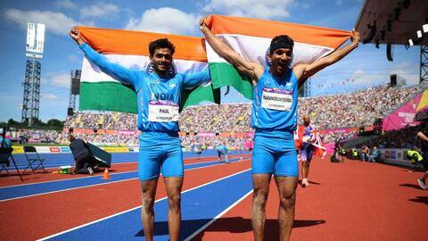 राष्ट्रमंडल खेल 2022: पुरुष ट्रिपल जंप में भारत ने जीते स्वर्ण और रजत, रचा इतिहास राष्ट्रमंडल खेल 2022: पुरुष ट्रिपल जंप में भारत ने जीते स्वर्ण और रजत, रचा इतिहास
