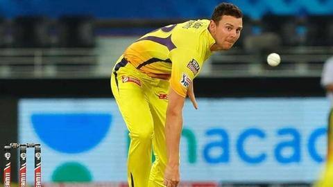 IPL 2021: चेन्नई सुपर किंग्स को लगा झटका, जोश हेजलवुड इस सीजन से हटे IPL 2021: चेन्नई सुपर किंग्स को लगा झटका, जोश हेजलवुड इस सीजन से हटे