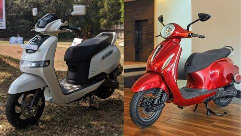 टॉप इलेक्ट्रिक स्कूटर्स बजाज चेतक और TVS iQube में किसकी रेंज और टॉप स्पीड है अधिक? टॉप इलेक्ट्रिक स्कूटर्स बजाज चेतक और TVS iQube में किसकी रेंज और टॉप स्पीड है अधिक?