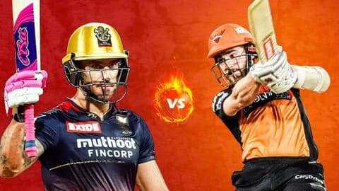 SRH बनाम RCB: जानें मुकाबले की ड्रीम इलेवन, मैच प्रीव्यू और अन्य प्रमुख आंकड़े SRH बनाम RCB: जानें मुकाबले की ड्रीम इलेवन, मैच प्रीव्यू और अन्य प्रमुख आंकड़े