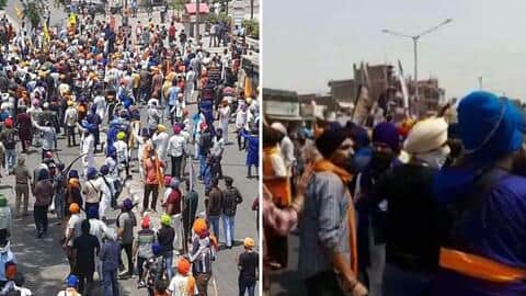 पंजाब: पटियाला में शिवसेना की रैली में दो गुटों में झड़प, पुलिस ने की हवाई फायरिंग पंजाब: पटियाला में शिवसेना की रैली में दो गुटों में झड़प, पुलिस ने की हवाई फायरिंग