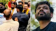 जयपुर में अभिजीत दिपके को थप्पड़ मारने वाले थाने से छूटे, माला पहनाकर हुआ स्वागत