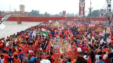हरिद्वार: कांवड़ियों को रोकने के लिए सीमाओं पर लगभग 1,000 पुलिसकर्मी तैनात, हर की पौड़ी सील हरिद्वार: कांवड़ियों को रोकने के लिए सीमाओं पर लगभग 1,000 पुलिसकर्मी तैनात, हर की पौड़ी सील