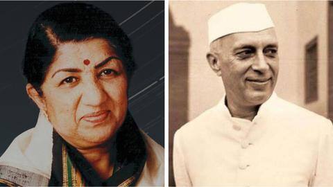 'ऐ मेरे वतन के लोगों': जब लता मंगेशकर के गाने से भावुक हुए जवाहरलाल नेहरू 'ऐ मेरे वतन के लोगों': जब लता मंगेशकर के गाने से भावुक हुए जवाहरलाल नेहरू