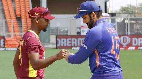 भारत बनाम वेस्टइंडीज, तीसरा वनडे: टॉस जीतकर भारत की पहले बल्लेबाजी, जानें प्लेइंग इलेवन भारत बनाम वेस्टइंडीज, तीसरा वनडे: टॉस जीतकर भारत की पहले बल्लेबाजी, जानें प्लेइंग इलेवन