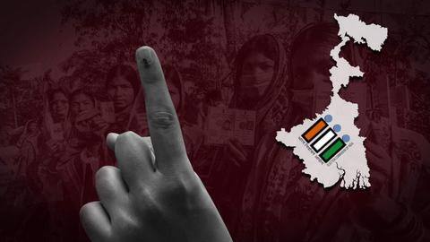पश्चिम बंगाल विधानसभा चुनाव: कोरोना संकट के बीच छठे चरण के लिए मतदान जारी पश्चिम बंगाल विधानसभा चुनाव: कोरोना संकट के बीच छठे चरण के लिए मतदान जारी