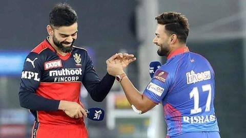 RCB बनाम DC: टॉस जीतकर बैंगलोर ने लिया गेंदबाजी का फैसला, जानें प्लेइंग इलेवन RCB बनाम DC: टॉस जीतकर बैंगलोर ने लिया गेंदबाजी का फैसला, जानें प्लेइंग इलेवन