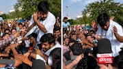 राजस्थान के जयपुर में कॉकरोच जनता पार्टी के अभिजीत दीपके को युवकों ने थप्पड़ जड़ा