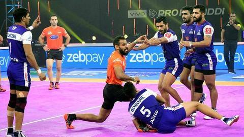 प्रो कबड्डी लीग 2021-22: हरियाणा ने मुम्बा से खेला टाई, तमिल ने यूपी को हराया प्रो कबड्डी लीग 2021-22: हरियाणा ने मुम्बा से खेला टाई, तमिल ने यूपी को हराया